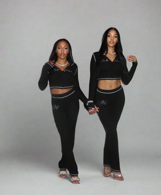 Booked & Busy Black Set